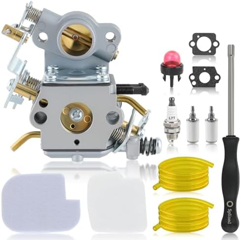 Carburetor and Air filter kit For Poulan P3314 P3314WS PP3516 PP4218 ZAMA W-26C