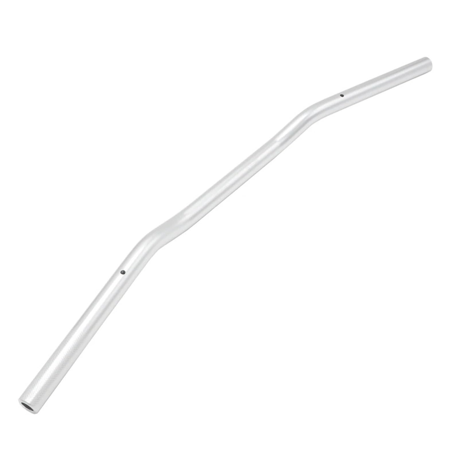 manubri moto alti manubri moto per naked Manubrio CNC universale da 22 mm | Manubrio motore in lega di alluminio Moto Scooter Manubrio antiruggine nero retrò(Silver)
