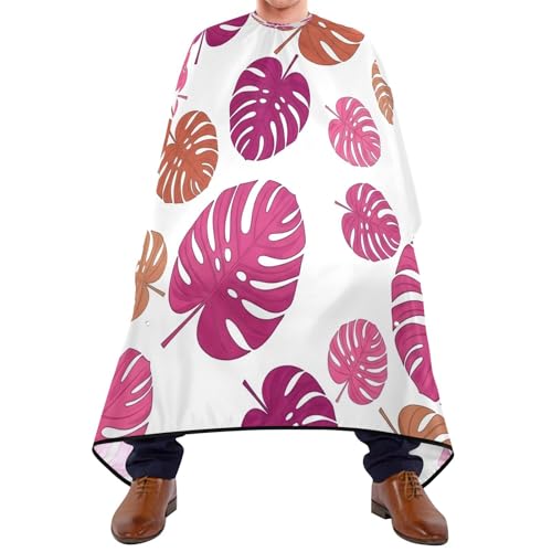 Capa de barbería impermeable con cierre ajustable para hombre miniatura 1