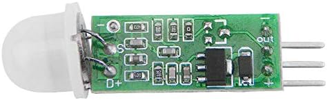 Youmile 5PCS Human Motion Sensor HC-SR505 Mini Infrared PIR Detector Module For Arduino Body Sensor Switch With Dupont Cable