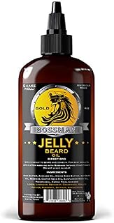 Bossman Beard Oil (4oz) – Beard Softener, Bigger Bottle, Thicker Growth, All Natural
