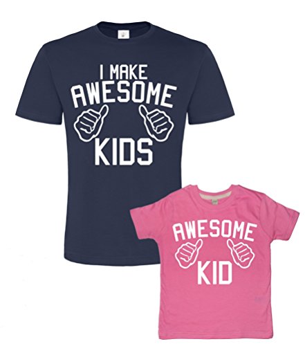 T-Shirt pour Père et Fille Formidable Edward Sinclair Complicité Unique
