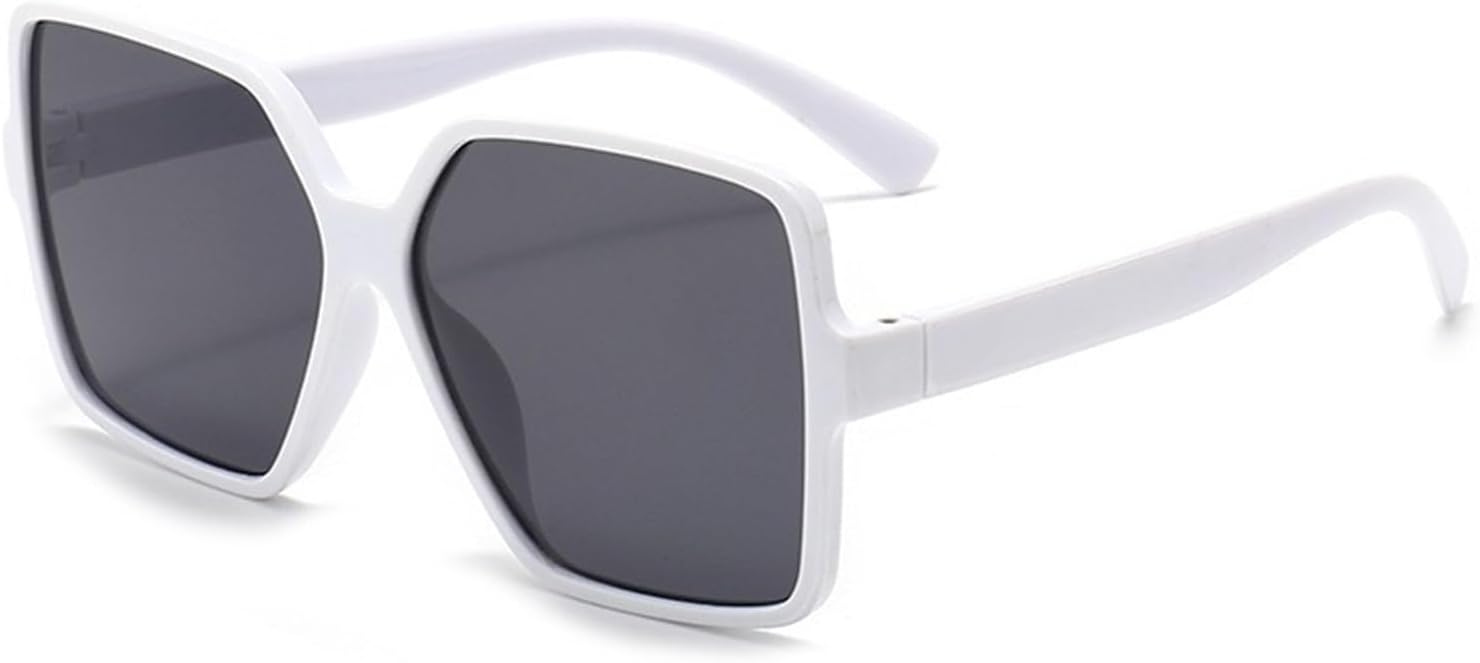 Large Frame Square Woman Sunglasses Trendy Outdoor Shopping Party Sun Glasses
