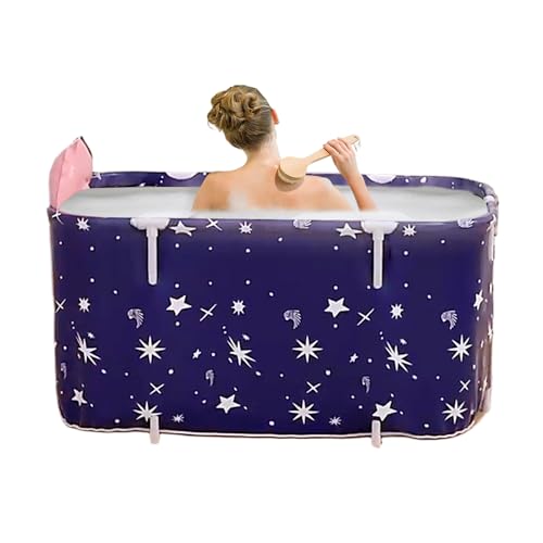 Baignoire Pliante - Baignoire De Douche Rectangulaire | Baignage De Bain Hot | Seau De Bain Pour La Temps Chaud Et Temps Chaud Voyage Maison Plage Salle De Bain Extérieure Adultes Campin