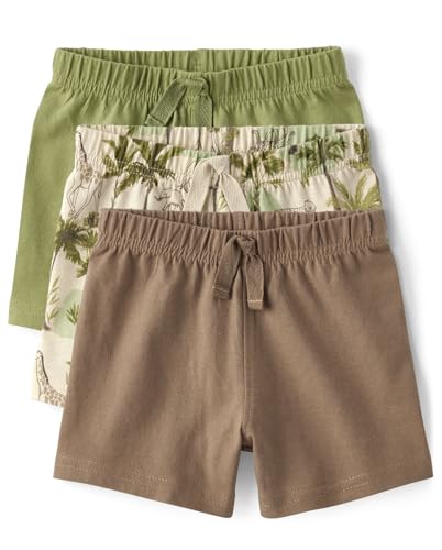 Image of The Children's Place Baby-Boys and Newborn Cotton Pull on Everyday Shorts