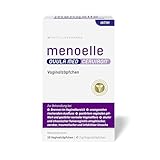 menoelle® OVULA med CERVIRON – Vaginalzäpfchen bei bakterieller Infektion, Scheidenentzündung & Pilz | lindert Ausfluss, Brennen, Juckreiz, Geruch & Schmerzen beim Wasserlassen | 10 Stück