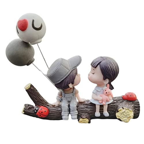 Adornos del salpicadero interior del coche,Adornos de muñeca de pareja de besos,Figura de acción creativa para parejas figuras decoración interior del coche