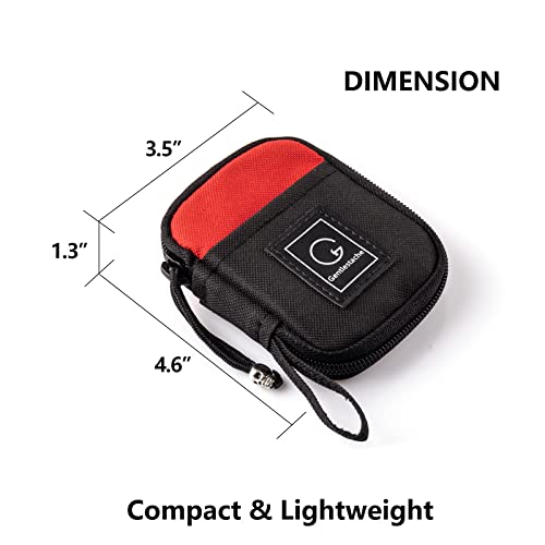 Gentlestache Pocket Organizer, Multitool Pouch, Edc Bags For Mens, Utility Pouch For Outdoor And Daily Used, Nylon Compact Organizer,Red #TOP3