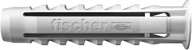 fischer 70012 SX Expansion Wall Plug - 12 x 60 (Pack of 25),Grey