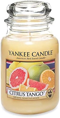 Yankee candles co.,Citrus Tango Large Jar Candle,Fresh Scent