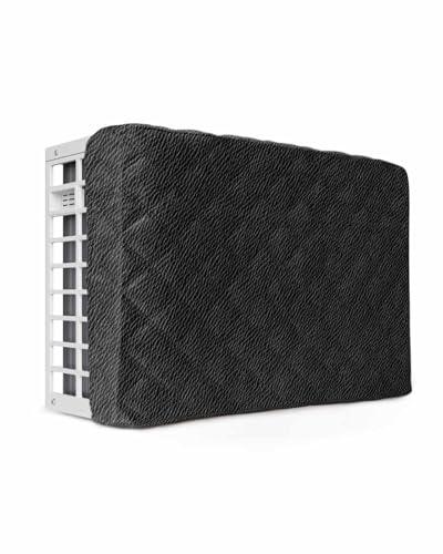 Xyliovatrix Indoor Air Conditioner Cover, Solid Black Window AC Cover