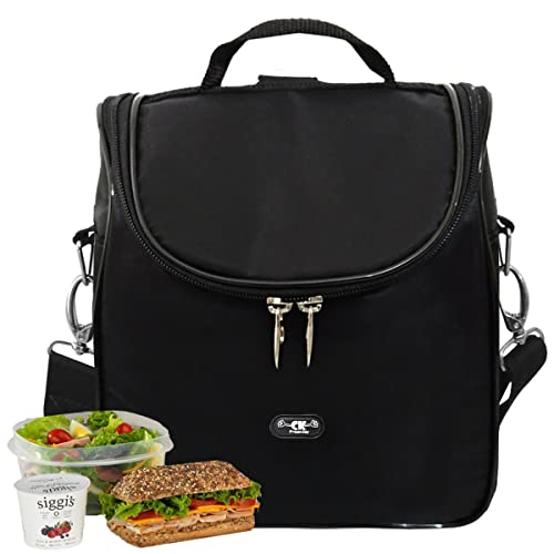 Bolsa Termica Lancheira Marmita Bebidas Adulto Unissex Cor:Preto