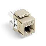 Leviton 61110-RI6 eXtreme 6+ QuickPort Connector, CAT 6, Ivory