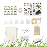 Favorise la concentration : le jouet d'exploration de la nature stimule les sens tactiles et visuels avec des éléments interactifs, ce qui favorise le développement cognitif des enfants et éveille la curiosité pour le monde naturel. Idéal pour les explorations dans le jardin ou les visites de parc, il aide à améliorer l'attention et la capacité d'apprentissage. Grâce au jeu sensoriel, la perception est aiguisée et la joie d'apprendre dans la nature est éveillée.