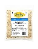 GERBS Raw Hulled Hemp Seed Kernels, 64 ounce Bag, Top 14 Food Allergen Free, Non GMO, Vegan, Keto, Paleo Friendly