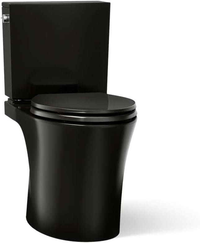 Veil Two-Piece Elongated Toilet With Skirted Trapway 1.28 GPF