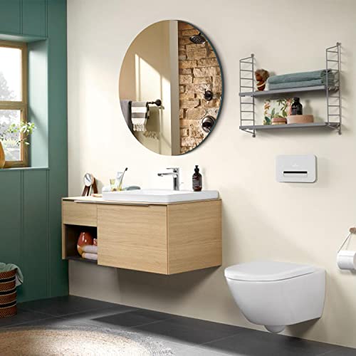 Arcus Home Frameless Round Mirror 18 Inch Circle Mirror Wall Mirror For Bathroom Bedroom Living Room Vanity Entryways, Easy To Install #TOP6