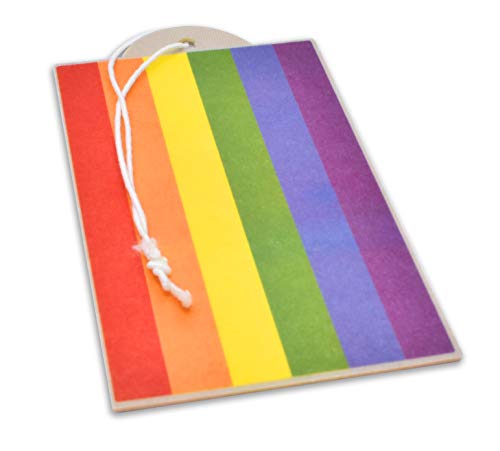 Image of Rainbow Rides Pride Flag Car Air Freshener 6-Pack