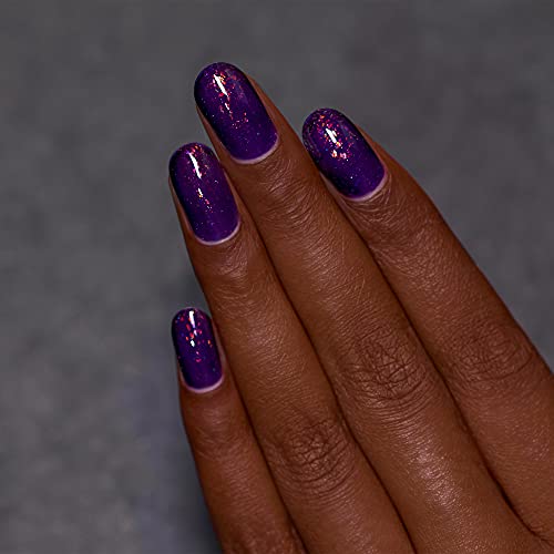 Image of ILNP Jinx - Deep Purple Jelly Shimmer Nail Polish