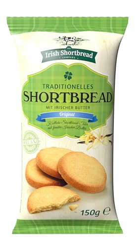The Irish Shortbread Company Irisches Shortbread Original (6x 150g) | Butterkeks mit 30% irischer Butter & echter Vanille | Traditionelles Irish Short Bread