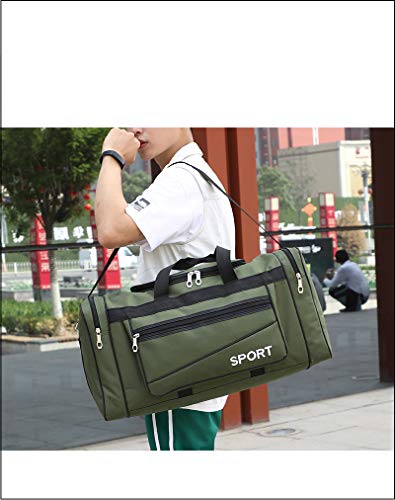 Tanlys Duffle Bag 10 Years Durable Gym Bag Travel Duffel Bag for men women (Green)