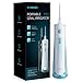 Water Flosser Cordless, X-WAVES 4-Mode Portable Oral Irrigator IPX7 Waterproof teeth cleaner, USB Rechargeable, X-Cycle Leak-Proof Design, Power Dental Flosser Water Jet Pik for Home and Travel