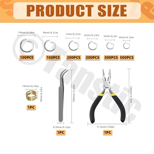 Kit de bracelets en ruban argenté et fermoirs bijoux pour création DIY - 2