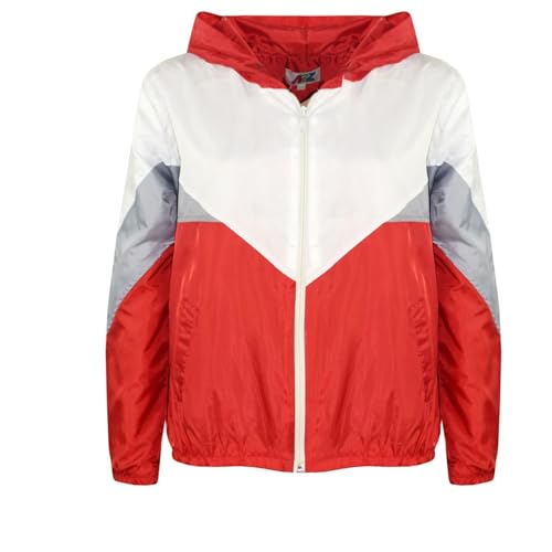 Imperméable rouge pour enfants idéal pour l'école et les sorties de pluie de 5 à 13 ans