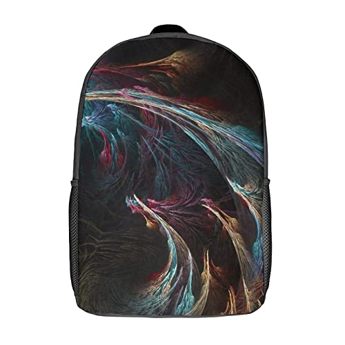 Sac à dos artistique imprimé 3D pour les voyages scolaires et les sorties des jeunes