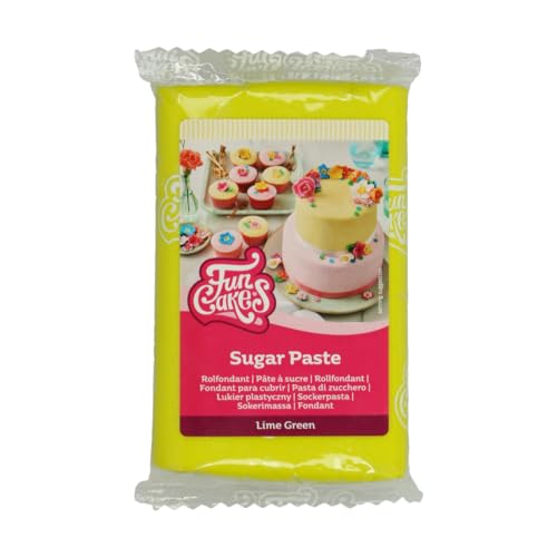 FunCakes Pasta de Azúcar Verde Lima 250 g