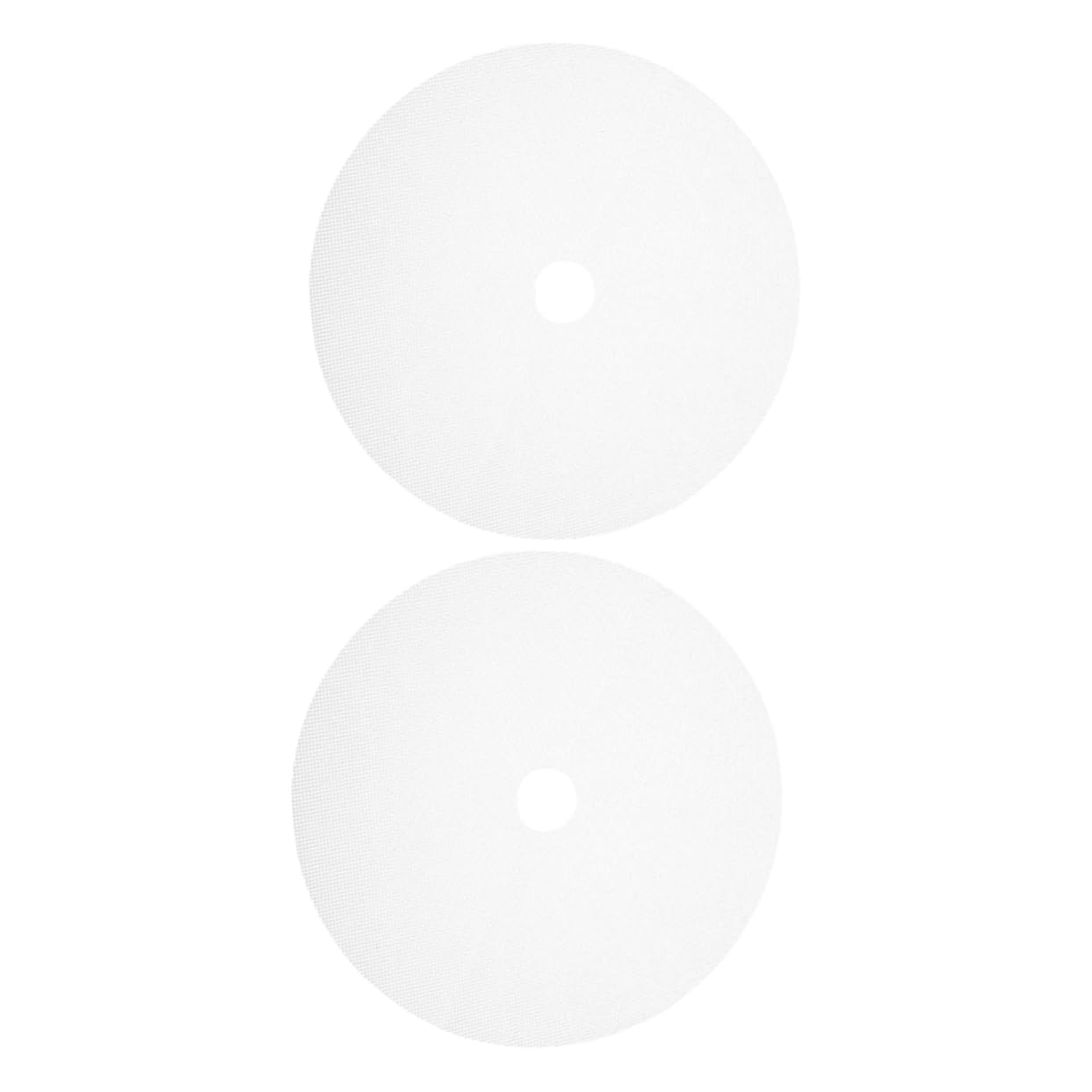 FUNOMOCYA 2pcs Round Silicone Dehydrator Sheets for Food Dryer Non Stick Reusable Mats for Drying Fruits Meats and Vegetables with Center Versatile Dehydrator Liners