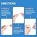 Iodine Swabs 100 Pack - Povidone Iodine Swabsticks with Snap-Release Solution, Individually Wrapped for Wound Care, First Aid Kits, Nasal & Ear Care