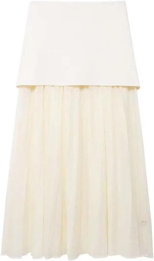 Women's 2 Piece Set V-Neck Sleeveless Button Knitted Vest High Waist Side Zipper Skirt