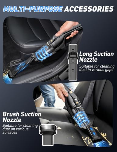 Image of Gxzsk Handheld Vacuum Cordless, Rechargeable Car Vacuum, Hand Vacuum
