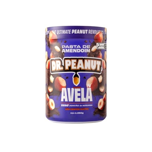 Dr. Peanut Pasta De Amendoim Avelã 250g - Com Whey Protein