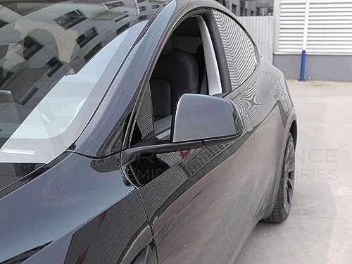 Coque de rétroviseur noir brillant pour Tesla Model 3 - 5