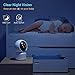 heimvision 1080P Security Camera, HM203 UG WiFi Home Indoor Camera with Smart Night Vision/2 Way Audio/Motion Detection, Wireless IP Dog Camera for Baby/Pet/Nanny Monitor, Cloud/MicroSD Support