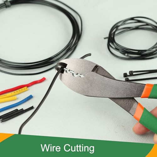 SPEEDWOX Wire Crimper Cutting Crimping Tool Electrical Pliers Crimper Cutter Electrical Terminal Crimp Pliers with Cutter Wire Crimping Tool for 10-22 Awg Terminals and Connectors - Image 3
