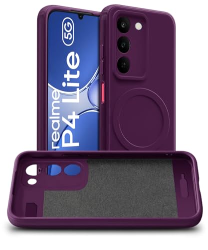 Image of WOW IMAGINE Back Case Cover for Realme C83 5G | Narzo 100 Lite | P4 Lite | Soft Matte Silicone Case| Slim Fit & Shockproof | Camera Protection Bumper Cover (Black)