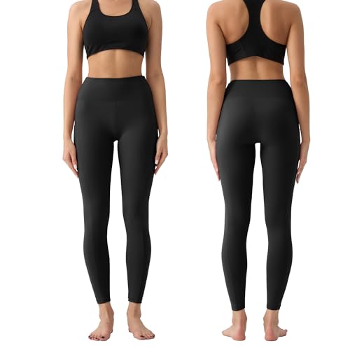 CHANAN High Waisted Leggings for Women No See Through Tummy Control Buttery Soft Capri Yoga Pants for Workout Athletic2