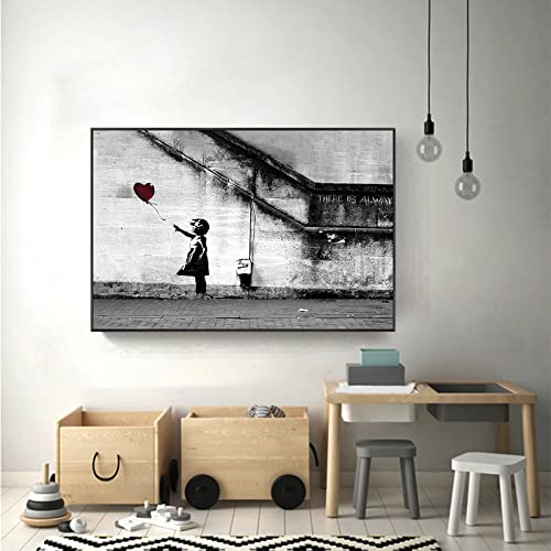 バンクシー 絵画 インテリア Banksy アートパネル 飾り絵 落書き ポスター アルミ合金 フレーム 壁掛け アートフレーム モダン アートボード 絵画 印刷された インテリア部屋飾り 壁掛け [3]