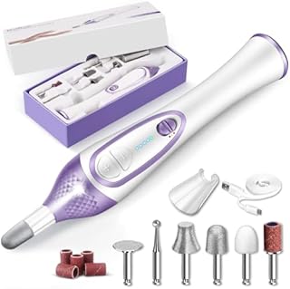 ISTON 16-piece Professional Manicure & Pedicure Kit, Cordless Nail Drill Machine, 20000RPM,6Pcs Bits, 4 Speed, Electric Nail File Set, Nails Care Kits, Manicure Pedicure Tools
