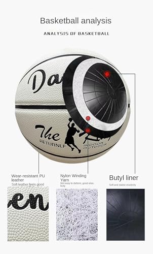 Pelota de baloncesto reflectante de PU que soluciona la falta de visibilidad en partidos nocturnos 4