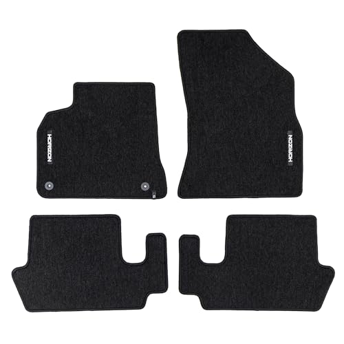 FROGUM Horizon Tapis Auto Velour Moquette pour Peugeot 3008 I 2009-2016| Inodores | avec Fixations | Pratiques et élégants