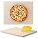 VEVOR Pietra per Pizza, Pietra da Forno per Pizza Rettangolare in Cordierite da 380 x 300 x 15 mm, con Raschietto, Cordierite Resistente al Calore, per Forno da Cucina, Cottura di Pane