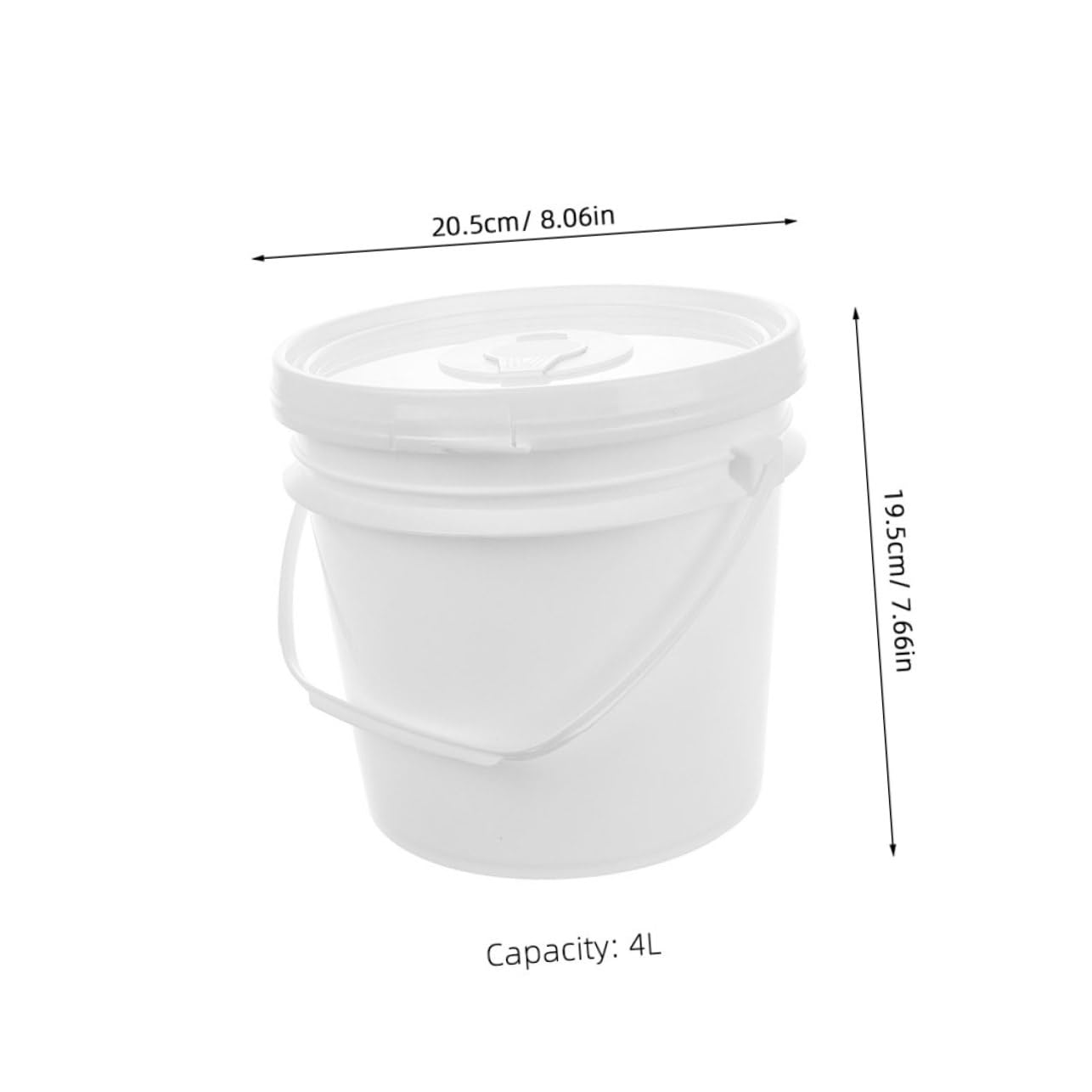 Didiseaon Bathroom Wipes Case Plastic Wipes Bucket with Lid Reusable Storage Multipurpose for Car Kitchen