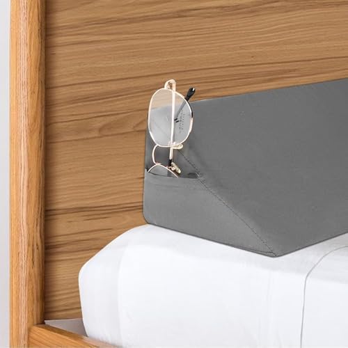 Bed Wedge Pillow for Headboard, Wedges & Body Positioners, Bed Gap Filler to Close Gap (0-3.5