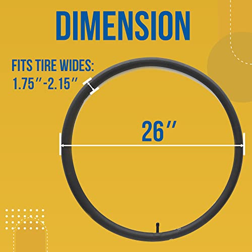 Calpalmy 26’’ X 1.75/2.125 Road And Mountain Bike Inner Tubes With Schrader Valve 32Mm For Road/Mountain Bikes Like Schwinn Koen, Elm, High Timber More. #TOP4