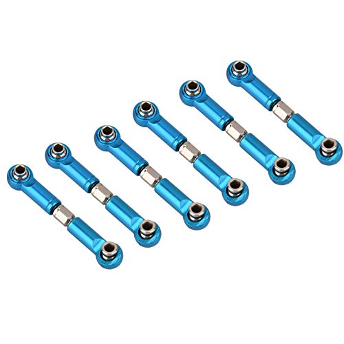 Spyminnpoo SPYMINNPOOMEFSBZYP7R Rc Steering Servo Link, Rc Truck Upgrade Parts Adjustable Metal Steering Linkage Rods Ends Set For Wltoys 1:18 Model Car thumb #7