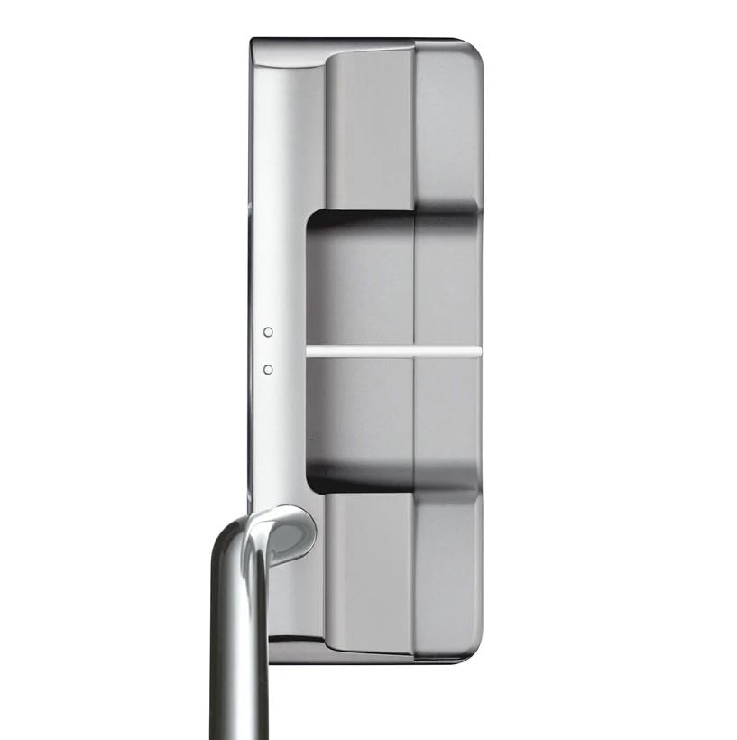 Evnroll Putters Neo Classic ER2 MidBlade Satin Silver Golf Putter with SweetFace Technology, 35